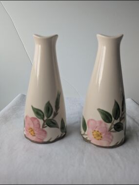 Franciscan Desert Rose Oversized Salt & Pepper Set England Backstamp Vintage